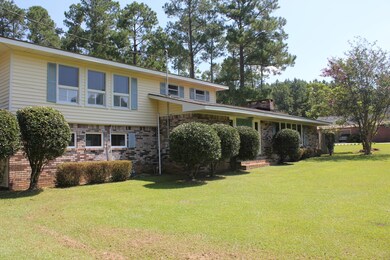 Mature landscaping