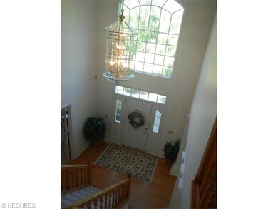 Two Story foyer: The chandler is on a remote to mo