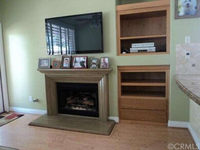 Fireplace and Built in Bookcase/Storage in Family 