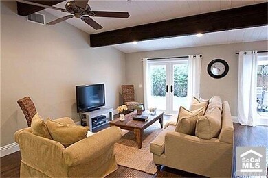 The living room with new doors and windows opening