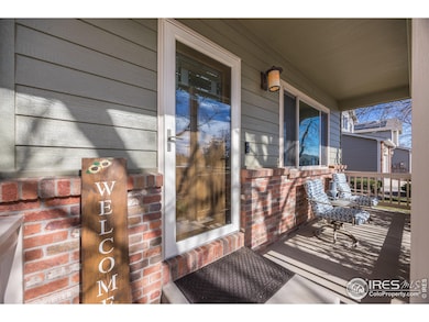 Inviting front porch