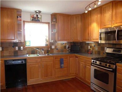 with the kitchen stove being wired for electric or