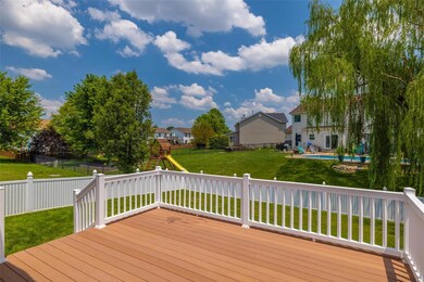 Large deck for entertaining and enjoying the outdo