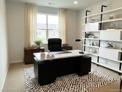 Model view of bedroom 2 / office