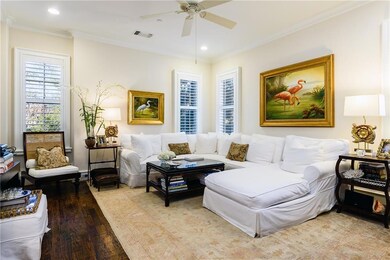 Living Room on second floor with lots of natural l