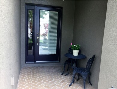 Welcoming entry with pavers