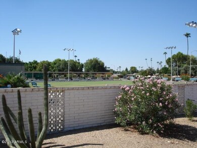 Back Fence & View of Lawn Bowling Courts