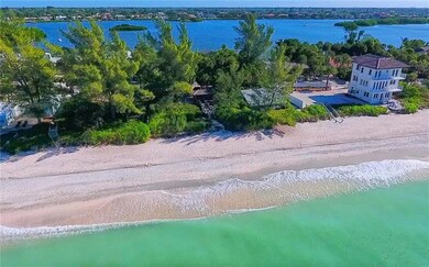 View of the home from the Gulf, looking towards th