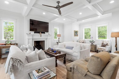Living room w Fireplace & Views