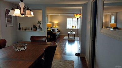 Look at those sight lines into the living room.