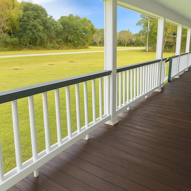Front porch-great views of nature