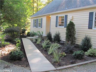 Exterior Front - New wood walk way, September 2013
