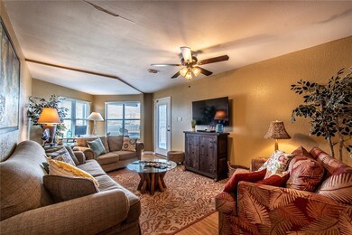 Spacious and comfortable living area.  This beach