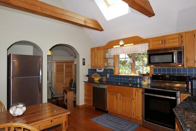 Kitchen with granite and stainless