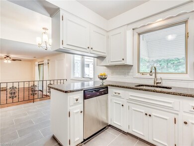 Eat-In kitchen features a breakfast area and opens
