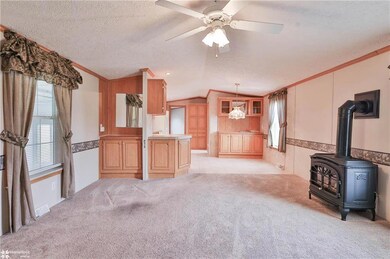 Family room opens to kitchen/dining room combo