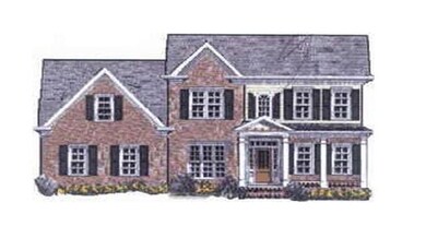 Artist rendering of the front elevation. 
