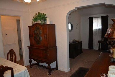 View of the living room from the dining room