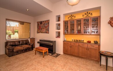 Dining Room with Built in Hutch