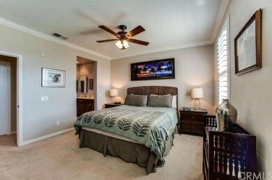 View of master bedroom with entrance to master bat
