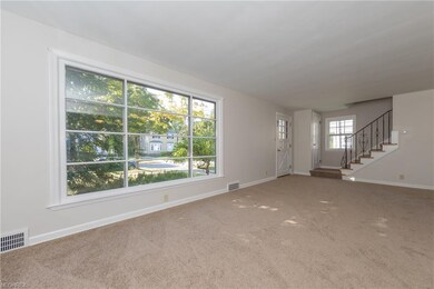 The spacious and light filled Living Room with a l