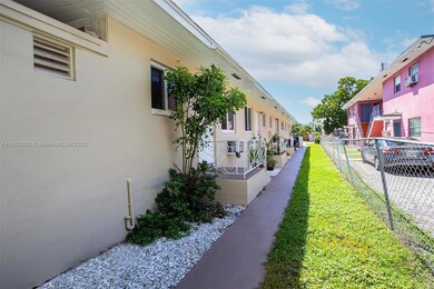 Building access back view.