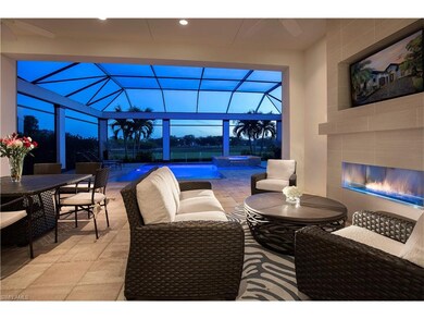 Covered Lanai at Dusk