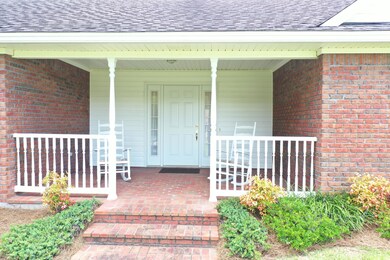 Deep front porch