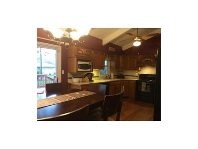 Light and Bright kitchen with Vaulted ceilings