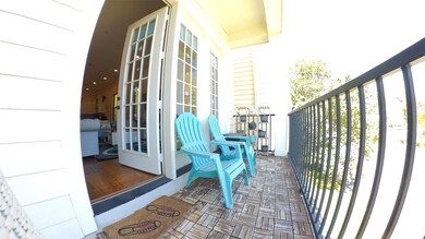 Balcony offers space to enjoy the view