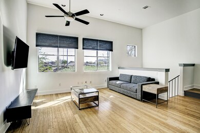Beautiful bamboo flooring throughout.