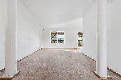 Upstairs living area