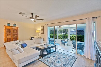 Screened porch opens to the living room