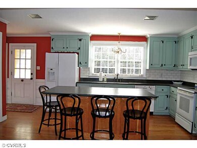 Kitchen - Center island with Soapstone counter top