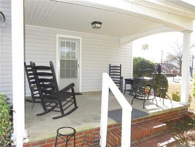 Large Covered Side Porch off Dining Room