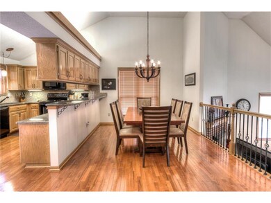 Huge dining area, perfect for hosting during the h