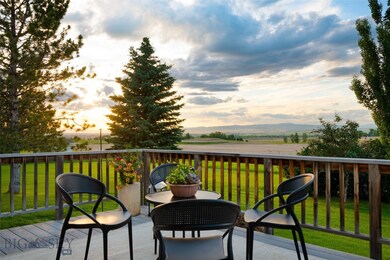Rear deck backing to farmland and valley views