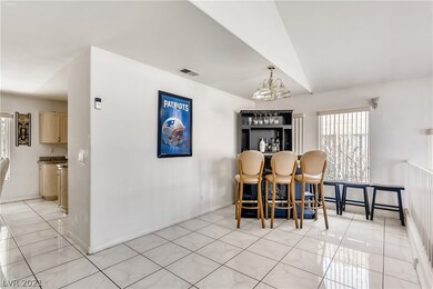 Dining room next to living room