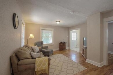 Entryway leads to living room
