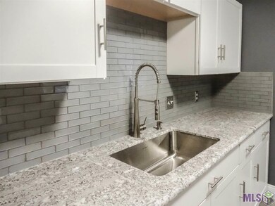 Granite counters and under-mounted sink