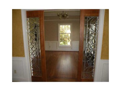 Office. Gorgeous Leaded glass pocket doors