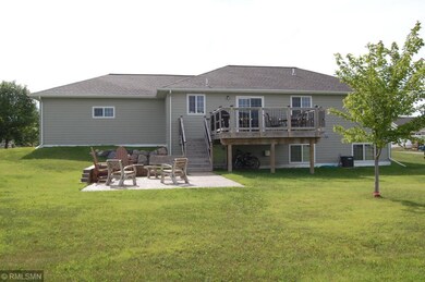 Spacious backyard