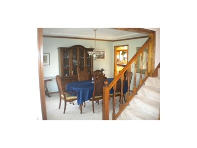 Formal dining room off kitchen