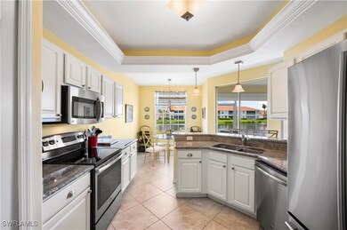 Views from the kitchen and breakfast area of the l