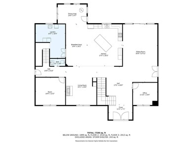 Main Level Floor Plan