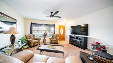 Front entry and living room