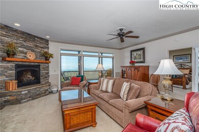 You'll love the 9' ceilings, stacked stone gas log