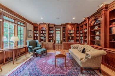 The library is perfect for an office!