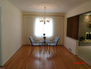Formal dining room off kitchen, family room, and l