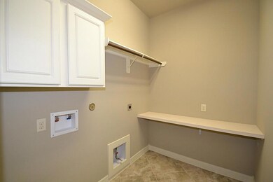 Spacious utility room.